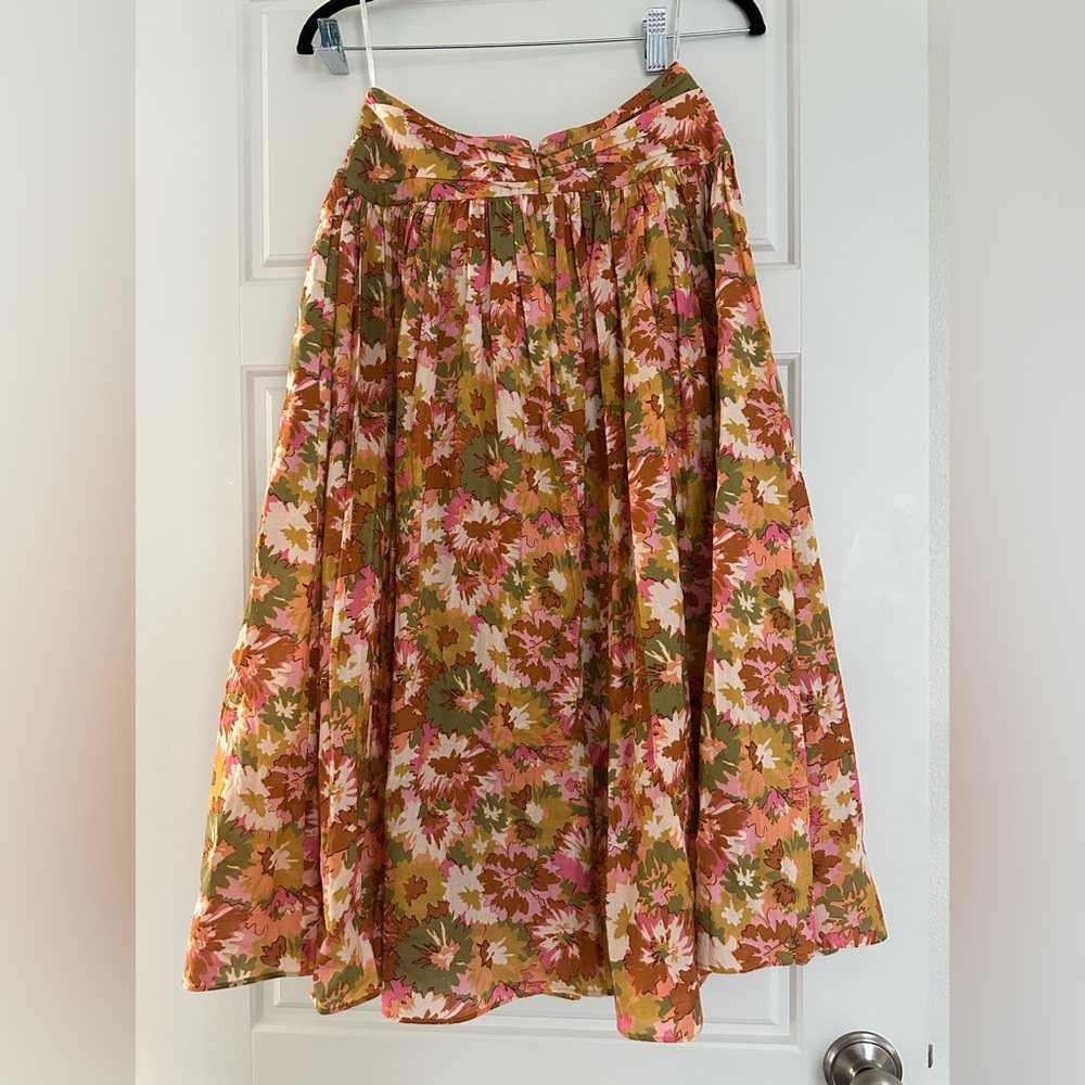 Zimmermann Floral skirt size 0P 100% cotton - Picture 4 of 8